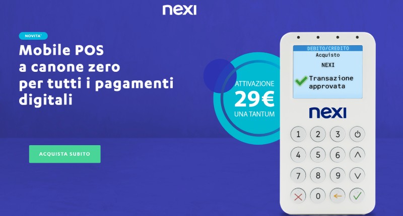 Nexi pos mobili portatili
