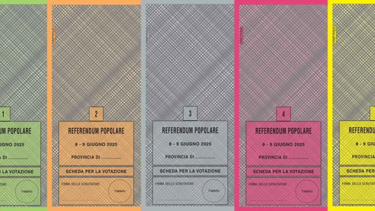 fac simile scheda referedum 2025