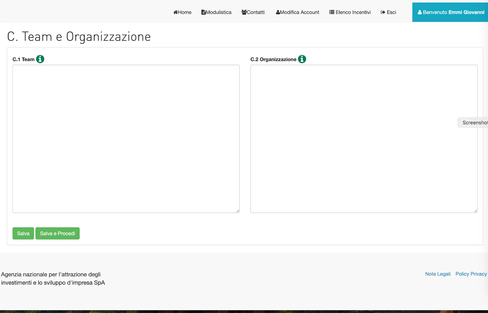 business plan resto al sud - c team e organizzazione