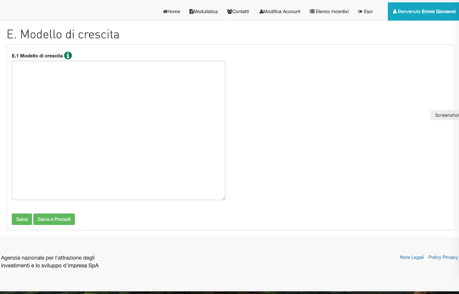 business plan resto al sud - e modello di crescita