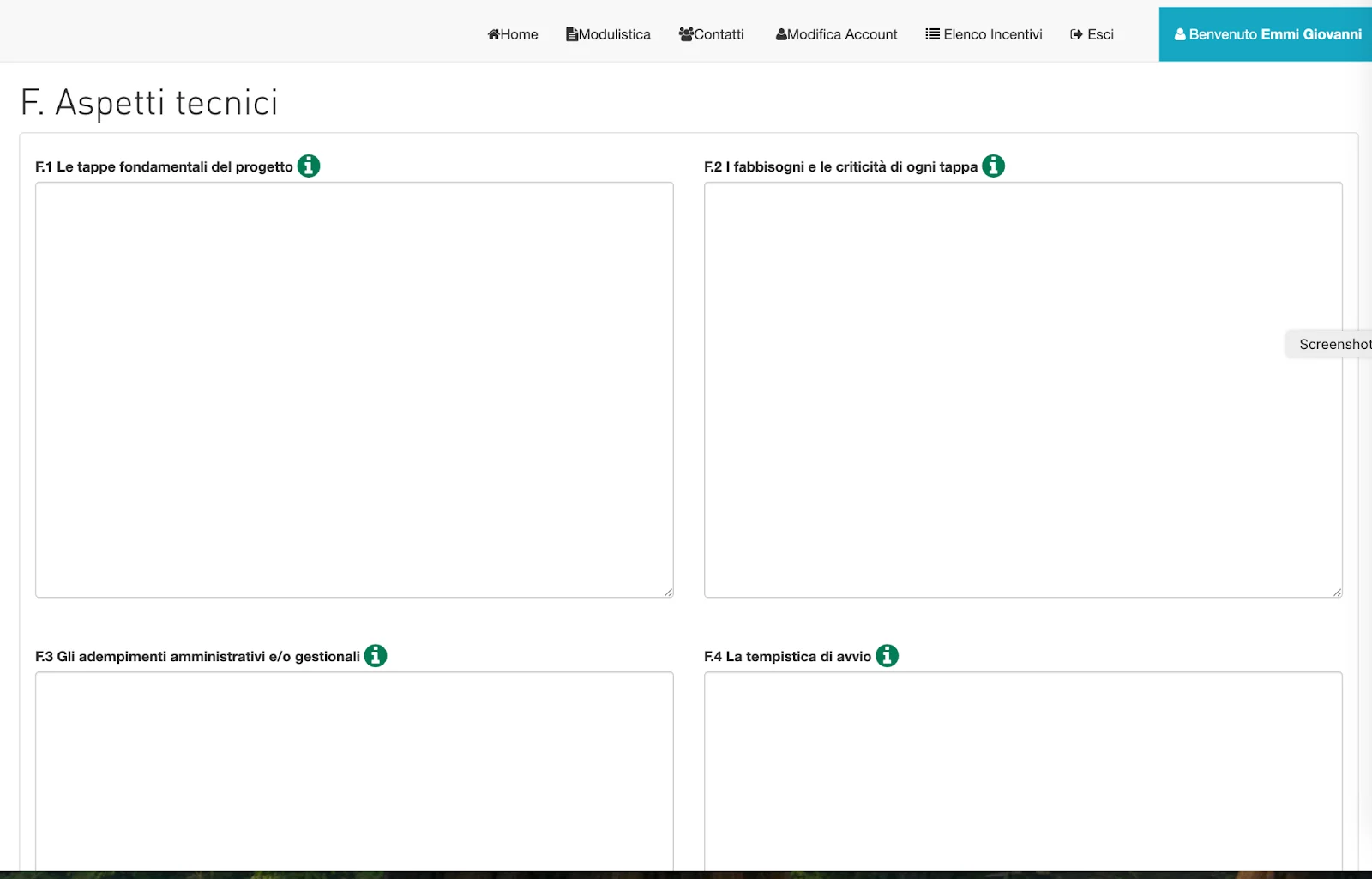 business plan resto al sud - f aspetti tecnici