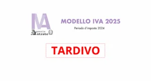 modello iva tardivo