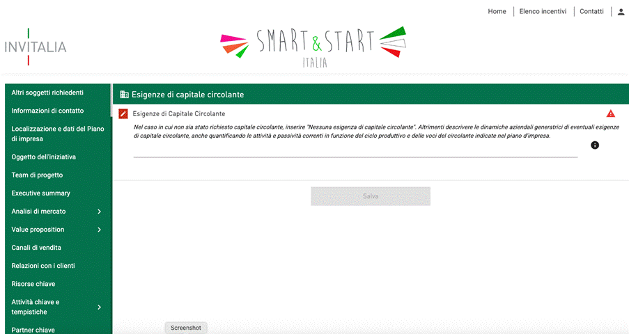 esigenze capitale smart e start