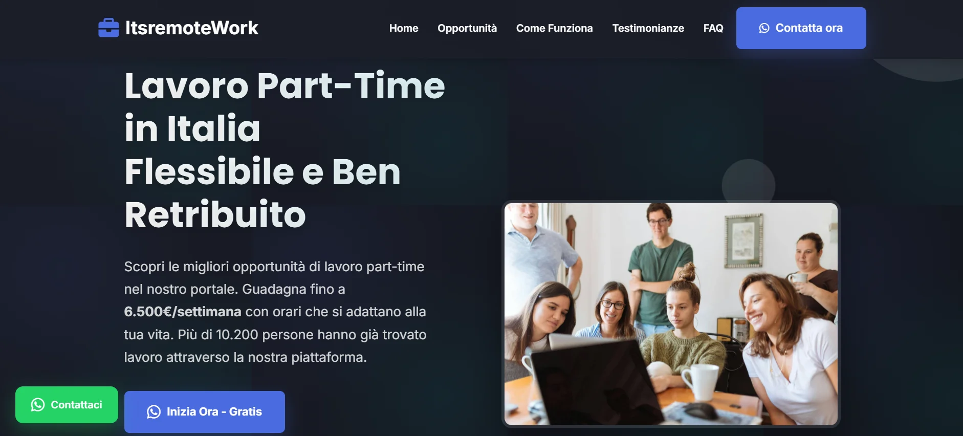 falso annuncio lavoro da casa