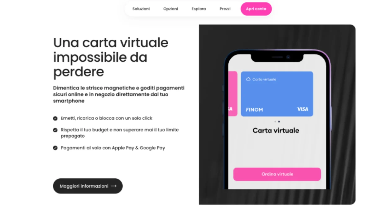 Carte aziendali per viaggiare Finom