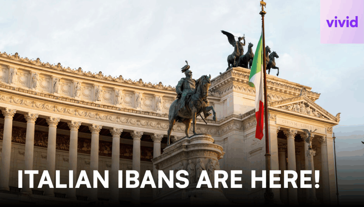 vivid money iban italiano